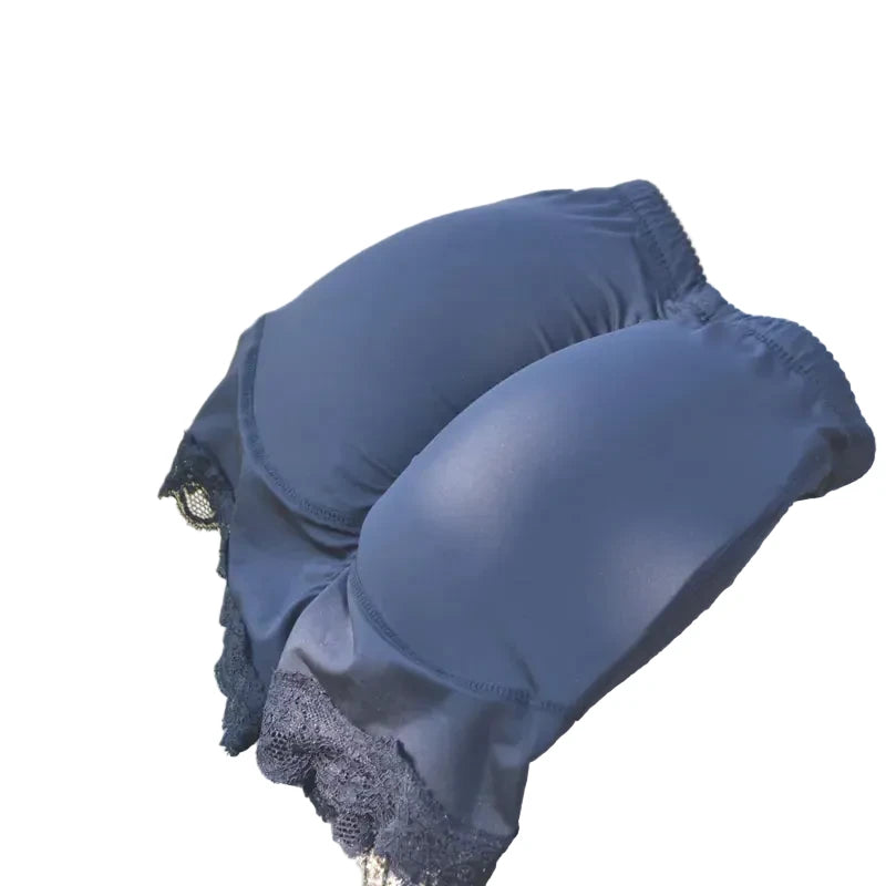 Padded Butt Lifting Shorts with Lace Waistband