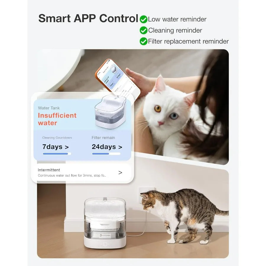 Smart Wireless Purifying Pet Fountain