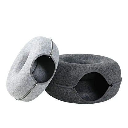 Modern Felt Donut Tunnel Bed