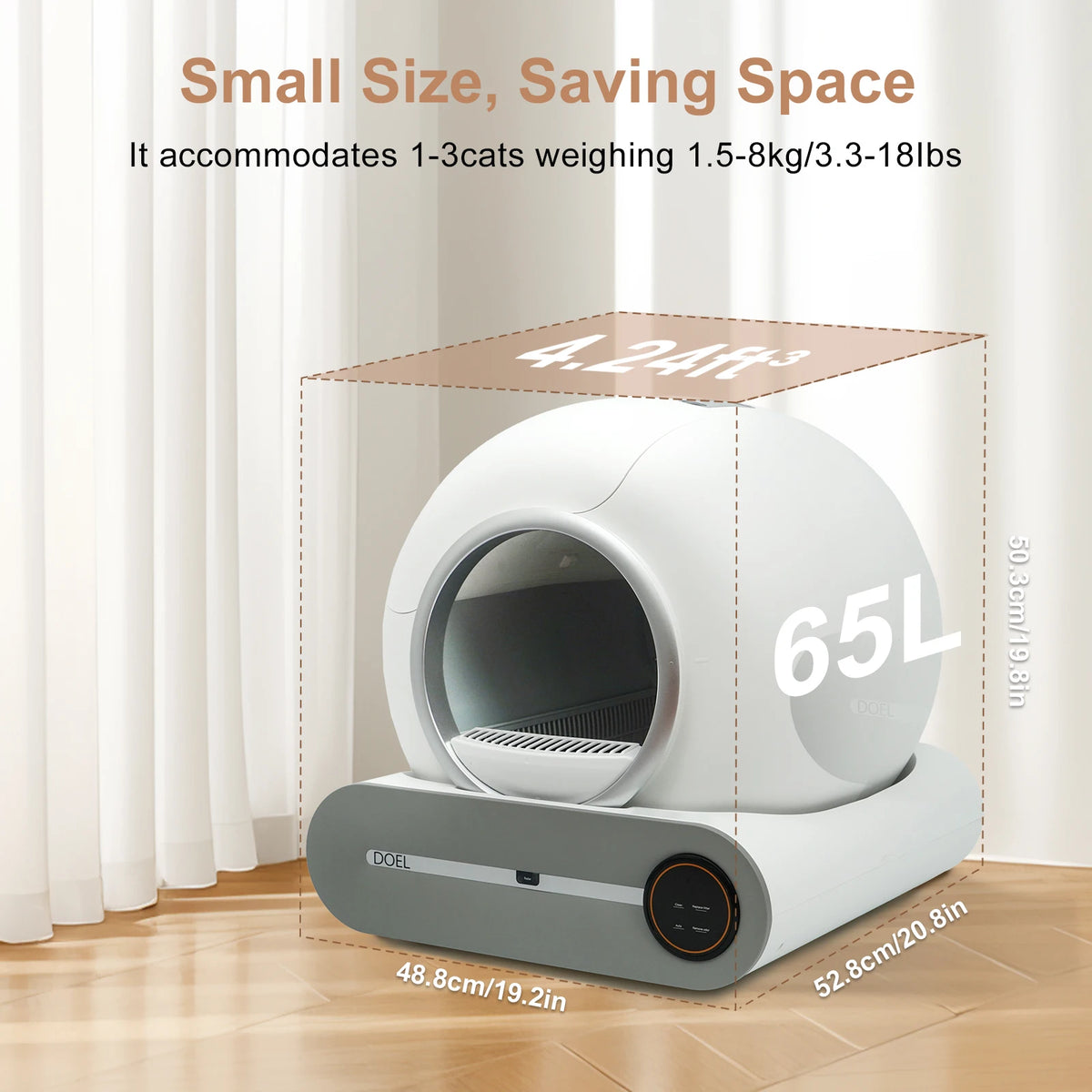 Smart Self-Cleaning Litter System