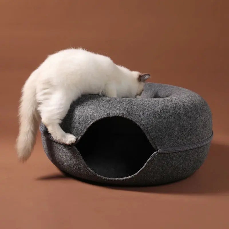 Modern Felt Donut Tunnel Bed