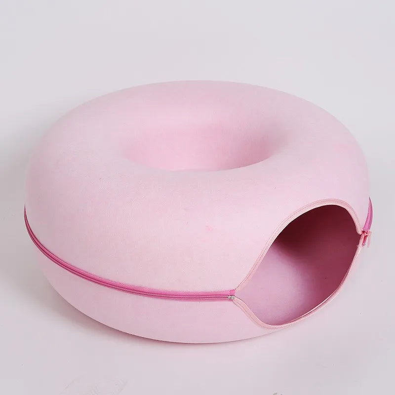 Modern Felt Donut Tunnel Bed