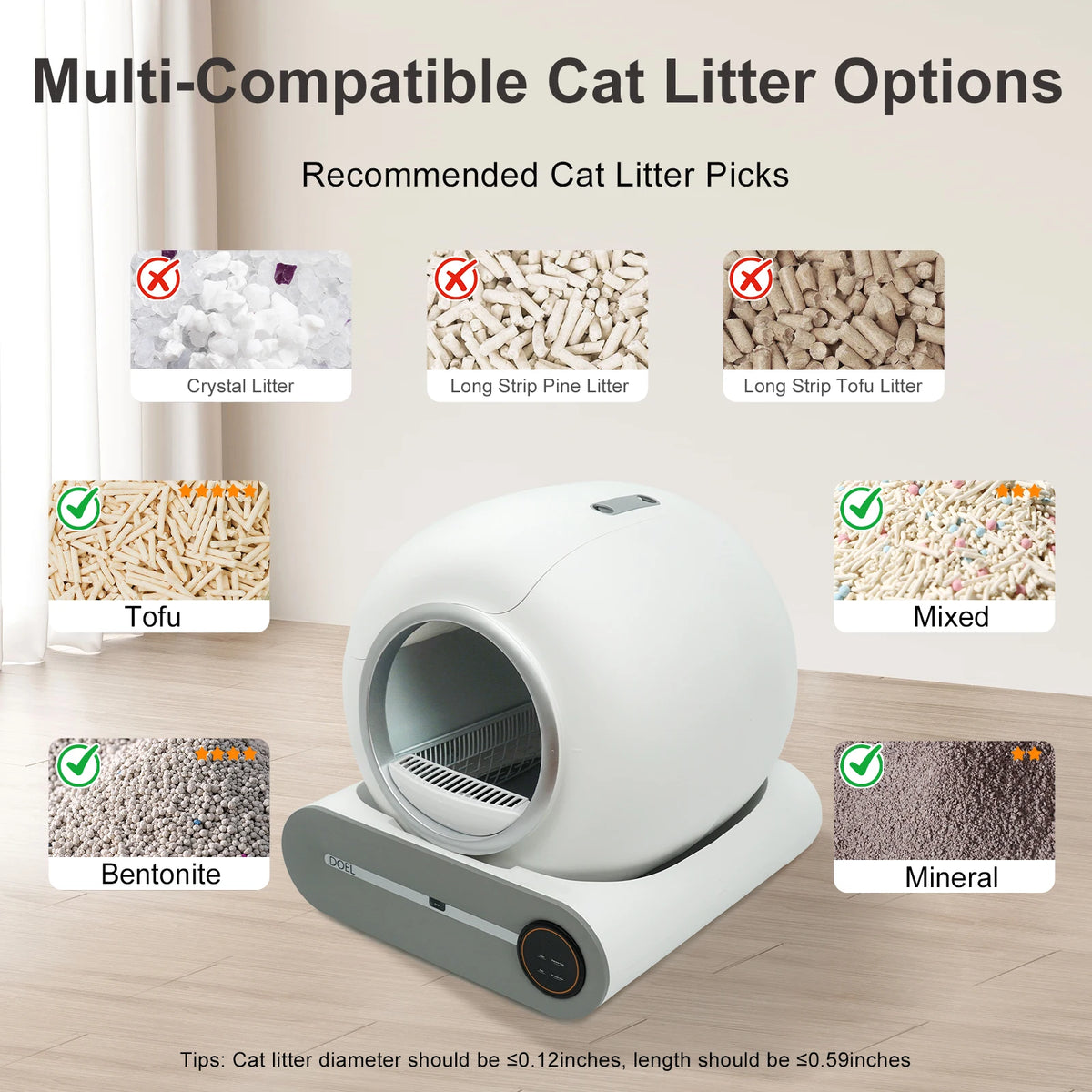 Smart Self-Cleaning Litter System