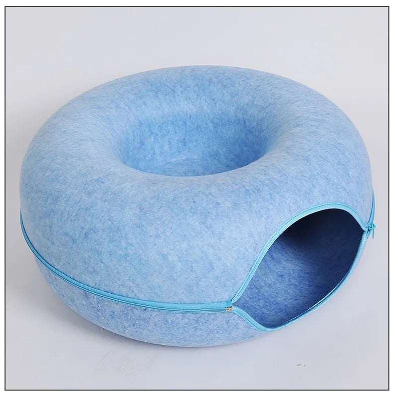 Modern Felt Donut Tunnel Bed