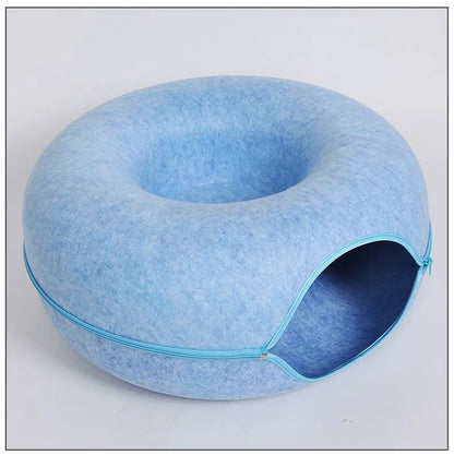 Modern Felt Donut Tunnel Bed