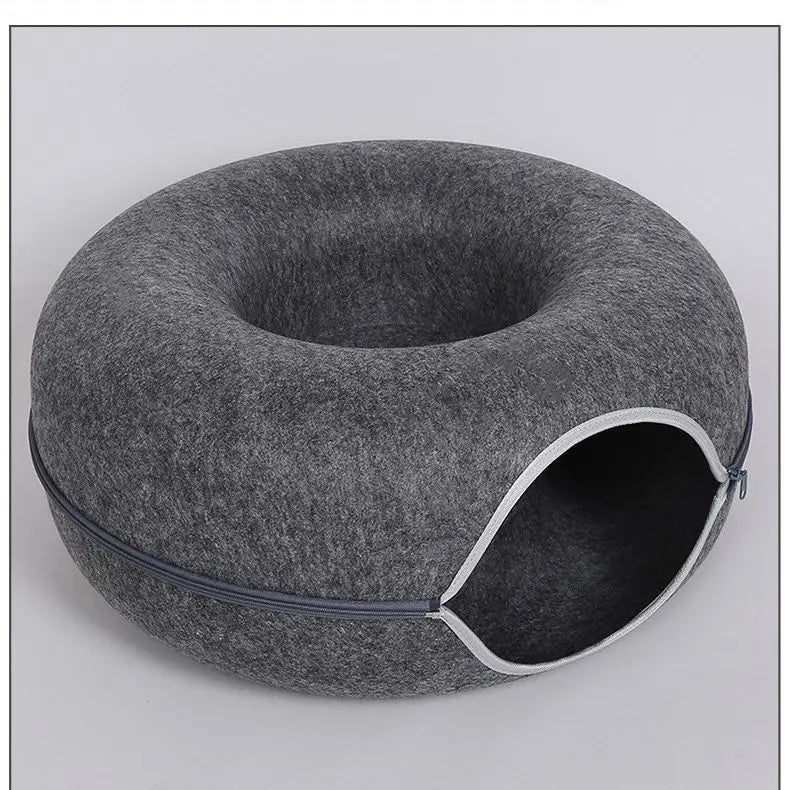 Modern Felt Donut Tunnel Bed